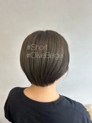 ショート カラー 暖色・似合わせカラー (廣石沙英🎀)のヘアスタイル