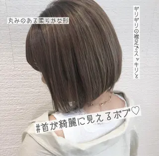 ショート カラー 似合わせ/レイヤー /ボブ/新谷のヘアスタイル