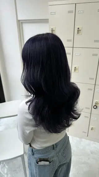 セミロング カラー レイヤーダブルカラー KYONのヘアスタイル