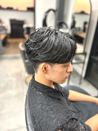 メンズ 韓国風・透明感カラー 💫ami💫のヘアスタイル