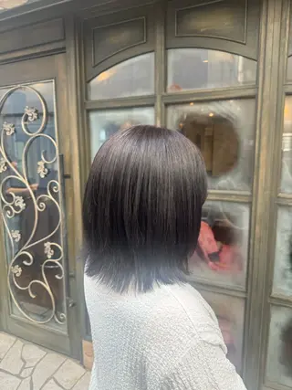 ミディアム Y U K Iのヘアスタイル