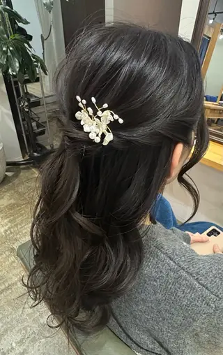 ロング ヘアアレンジ 【ブゾン高田馬場】 ☀️小岩太陽☀️のヘアスタイル