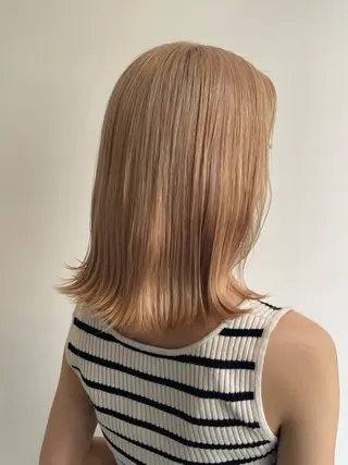 ミディアム カラー ハラダ リョウセイのヘアスタイル