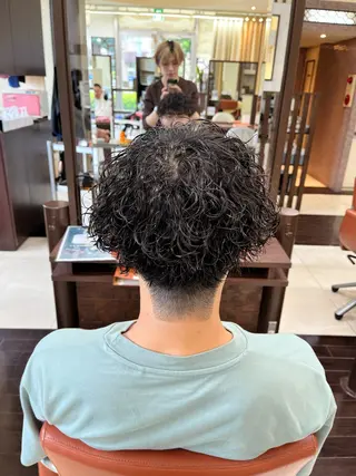 ショート パーマ メンズ 🧊メンズ特化🧊 高木航希のヘアスタイル