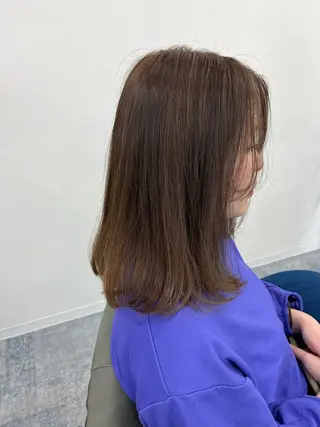 セミロング 一瀬 理絵のヘアスタイル