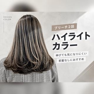 ロング カラー 髪質改善/縮毛矯正 レイヤー/松川匠のヘアスタイル