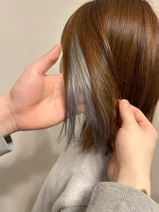 ショート カラー ウルフ、ボブカット じょあ☆のヘアスタイル