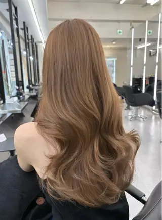 ロング カラー Ardore 韓国風カラー大阪のヘアスタイル