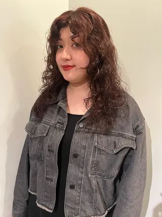 ロング パーマ nishi fuyumiのヘアスタイル