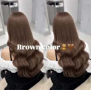 ロング カラー coco ウナのヘアスタイル