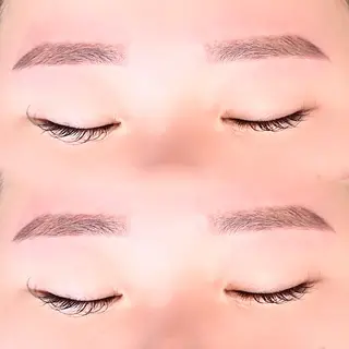 アイブロウ 。ꕤ°₊sakura 束感まつ毛⊹𓈒✿のマツエク・マツパデザイン