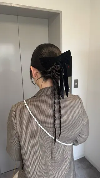 ヘアアレンジ 藤沢髪質改善/ストレ ート/ハッシュカットのヘアスタイル