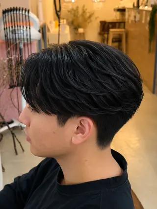 ショート パーマ メンズ 店長⚜️メンズカット パーマ⚜️則次亮哉のヘアスタイル