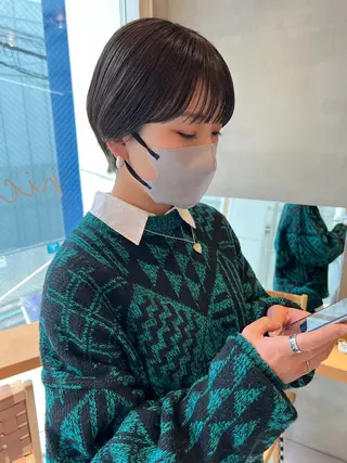 ショート 三浦 れいやのヘアスタイル