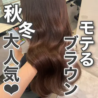 ロング カラー ラベンダー💜 グレージュ🩶のヘアスタイル
