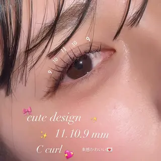 マツエク・マツパ Eyelash MOEKAのマツエク・マツパデザイン