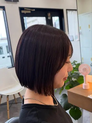 ミディアム 神田 姫奈|郡山 |レイヤーカットのヘアスタイル