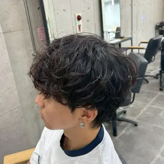 パーマ メンズ sora🎀/ 韓国風メンズ🇰🇷のヘアスタイル
