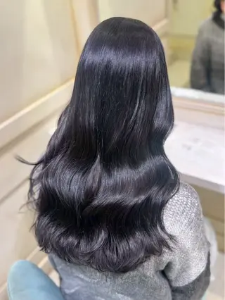 カラー 💙透明感カラー/ 縮毛矯正/ゆうな💙のヘアスタイル