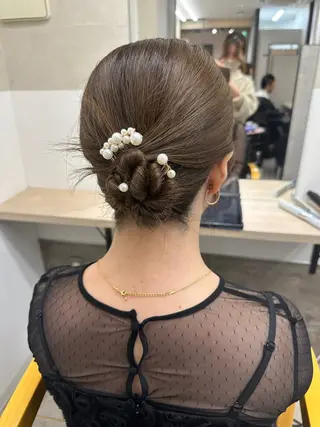 ヘアアレンジ 🎀透明感 カラーHiROEのヘアスタイル