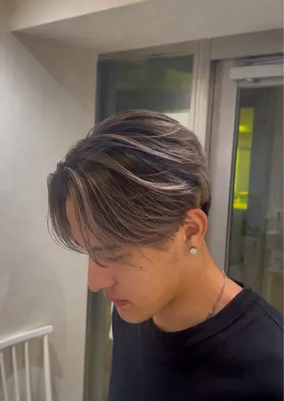 ショート カラー 似合わせパーマ 渡辺尚暉のヘアスタイル
