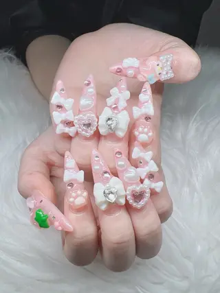 ネイル Lee Nails チップ長さだし専門店のネイルデザイン