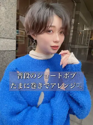 ショート Aster 店長 れおんのヘアスタイル