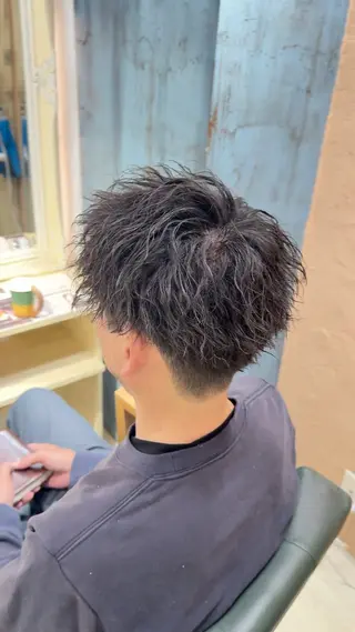 パーマ メンズ メンズカット Hikaruのヘアスタイル