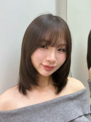 ミディアム レイヤーカット/池袋 /いちの🇰🇷💕のヘアスタイル