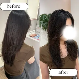 ロング 【朝ラクNOセット】 縮毛矯正/NAOTOのヘアスタイル