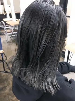 ミディアム 初めてでも失敗しない 透明感カラー Miiのヘアスタイル