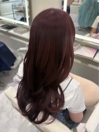 ロング カラー ParveMix🎀 稲垣 詞葉のヘアスタイル