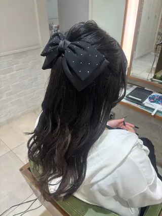 ロング ヘアアレンジ 艶カラー✨ヘア アレンジ🎀Rianのヘアスタイル