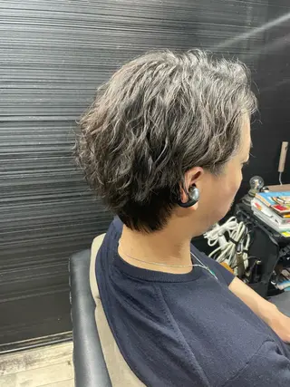 ショート パーマ 山本 雅由のヘアスタイル