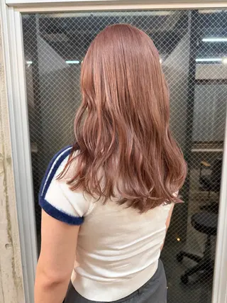 ロング カラー SHOTO ハイトー ン/ブロンドカラーのヘアスタイル