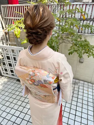 ヘアアレンジ ヘアセット/ 早朝 🫧のヘアスタイル