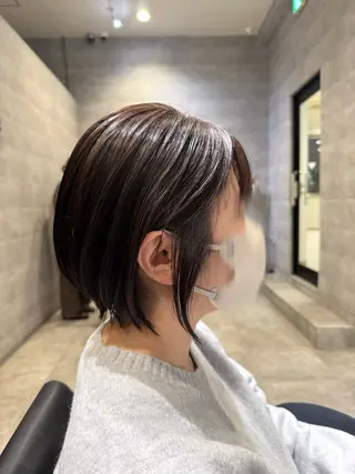 ショート カラー ＿white鳳店/ 牧原彩乃のヘアスタイル