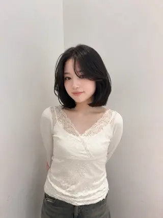 ショート カラー ブリーチなしWカラー ／レイヤー🎀マリノのヘアスタイル