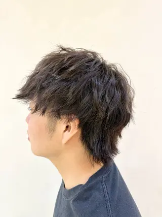 ショート メンズ メンズパーマ/ メンズカット/片山のヘアスタイル