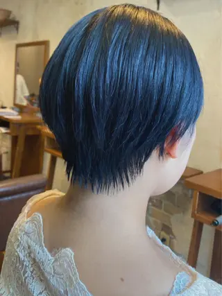 ショート カラー マンツーマン 美容師💚コウブチのヘアスタイル