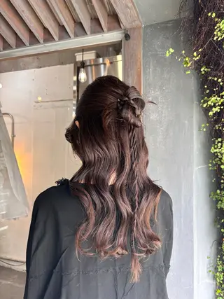 セミロング ヘアアレンジ kaze代官山 🪽kanameのヘアスタイル