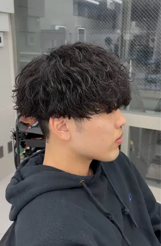 メンズ LEO/メンズパーマ 指名客100人超のヘアスタイル