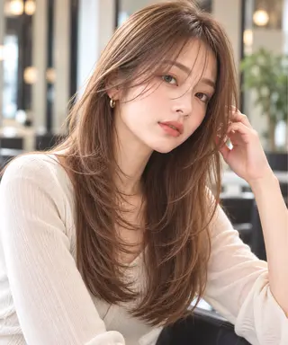 ロング カラー 西山竜一 /垢抜け大人髪のヘアスタイル