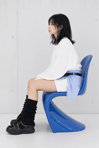 ミディアム 石沢 知康のヘアスタイル