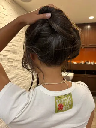 ミディアム 🌺海外風ハイライト 🌺カマタ アンナのヘアスタイル