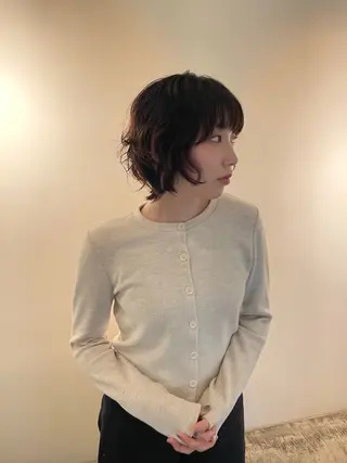 ショート パーマ 似合わせヘア 🪶remiのヘアスタイル