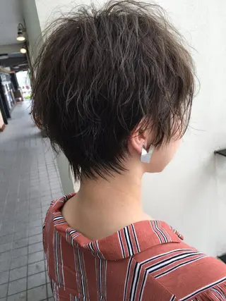 ショート カラー ショートショートボブ うるはのヘアスタイル