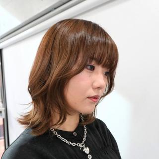 ミディアム カラー ❇️安達 優心❇️ レイヤー/艶髪特化のヘアスタイル