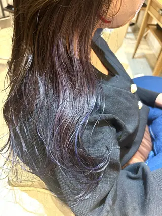 ロング カラー 大人の似合わせカット 髪質改善 ASUKAのヘアスタイル