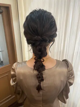 ロング ヘアアレンジ KURIA‪‪/ブリ ーチ/ダブルカラーのヘアスタイル
